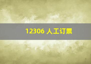 12306 人工订票